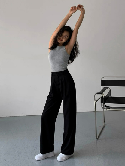 Lulwa Straight Cut Pants