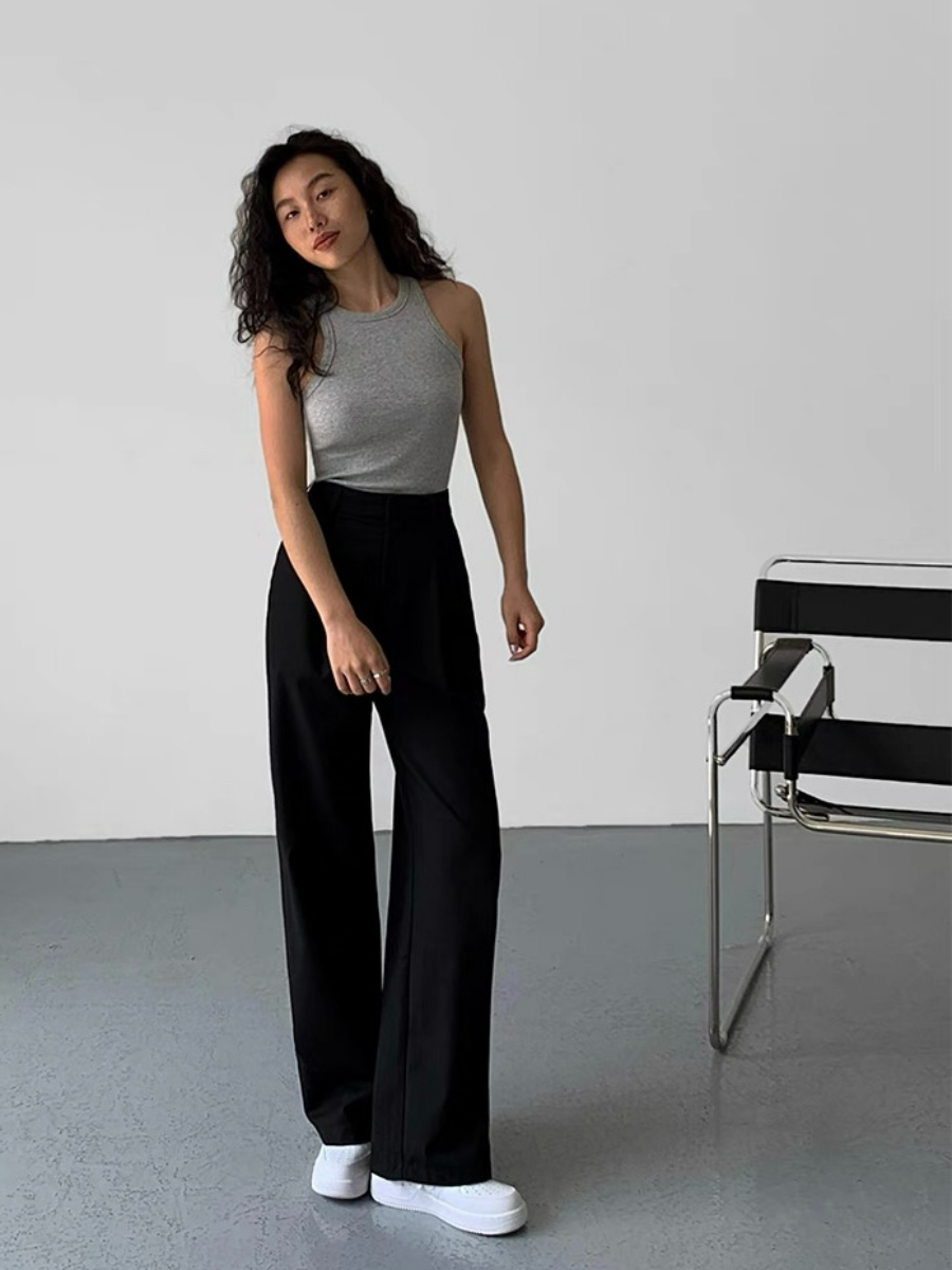 Lulwa Straight Cut Pants
