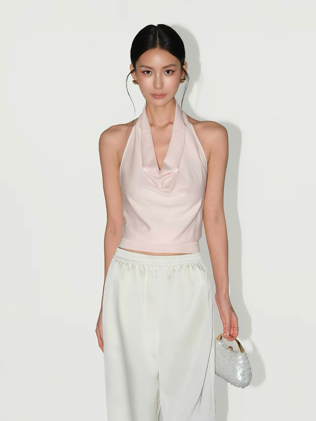 Rhianna Swing Collar Knit Top