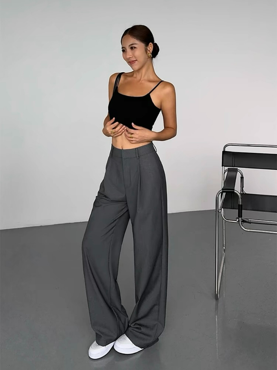 Lulwa Straight Cut Pants