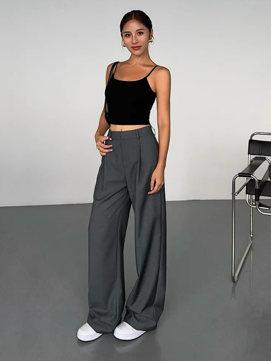 Lulwa Straight Cut Pants