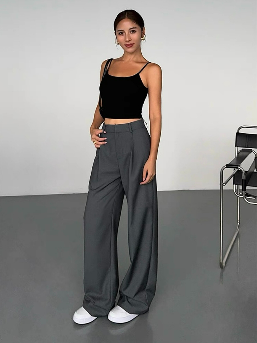 Lulwa Straight Cut Pants