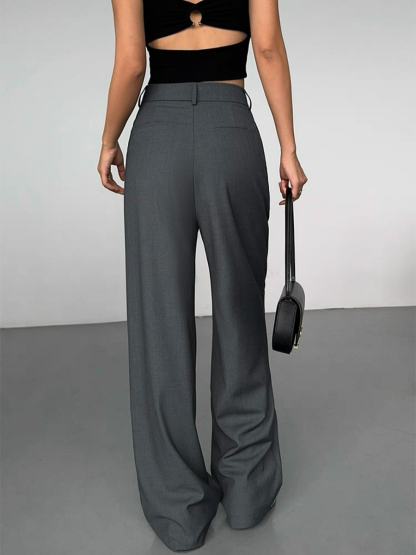 Lulwa Straight Cut Pants