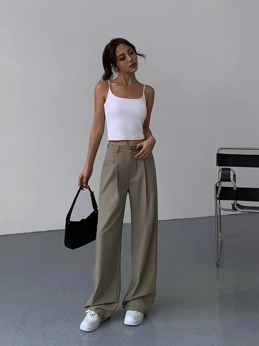 Lulwa Straight Cut Pants