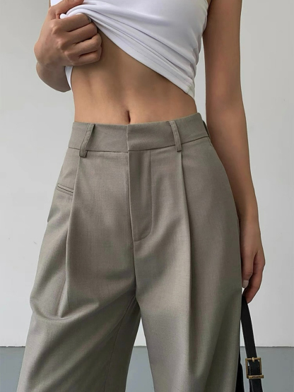 Lulwa Straight Cut Pants