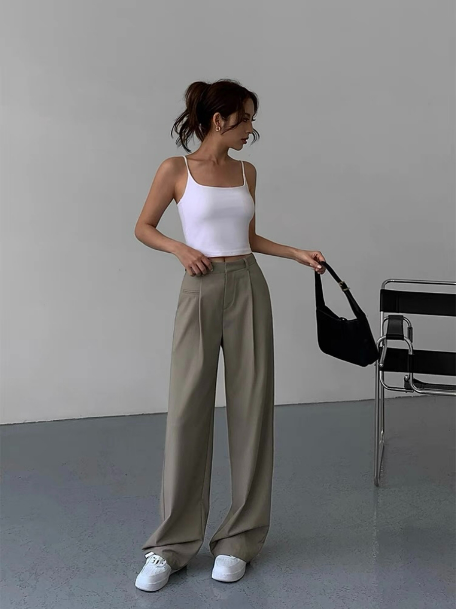 Lulwa Straight Cut Pants
