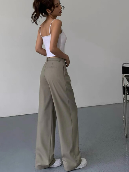 Lulwa Straight Cut Pants