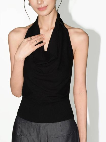 Rhianna Swing Collar Knit Top