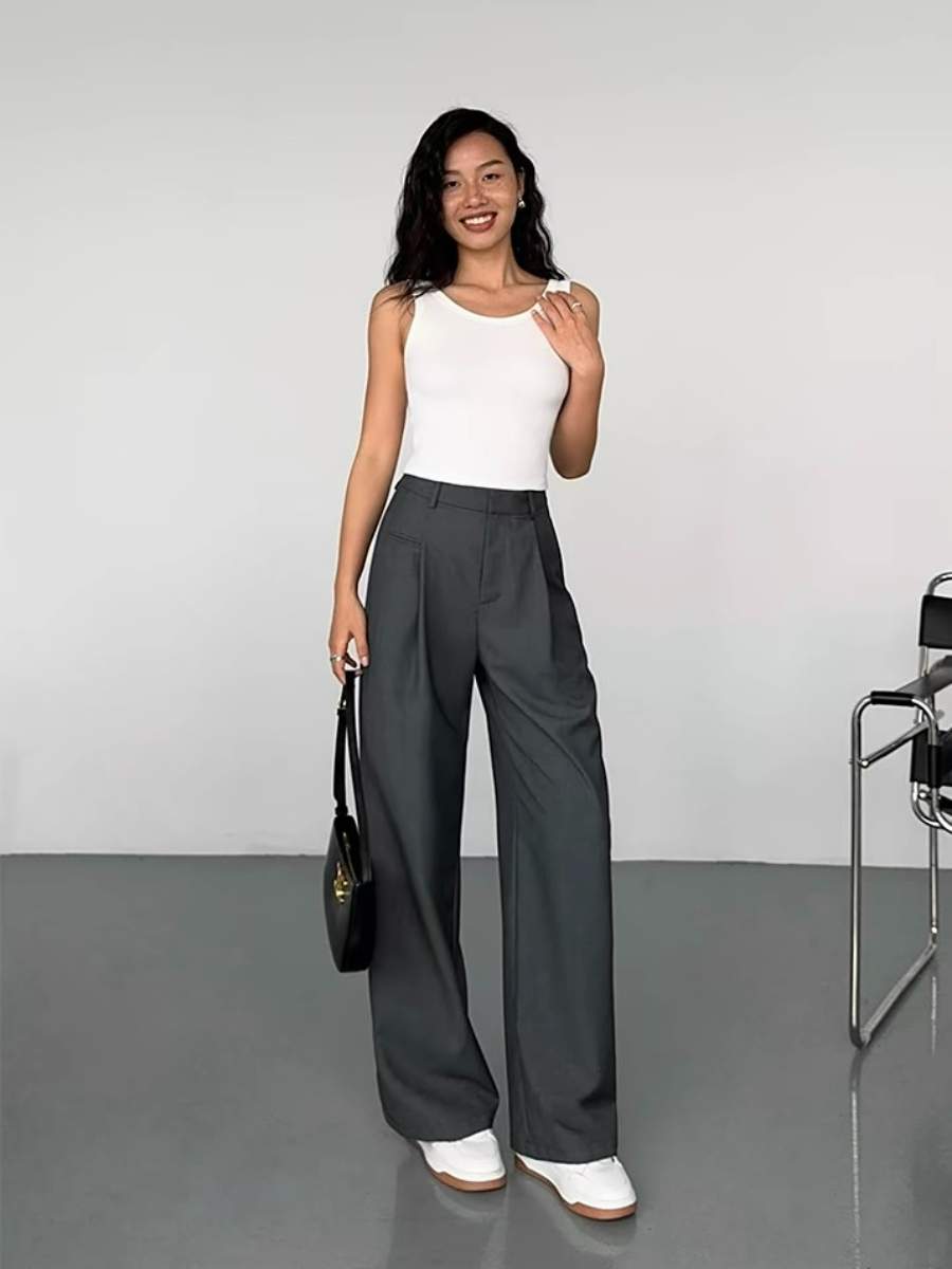 Lulwa Straight Cut Pants