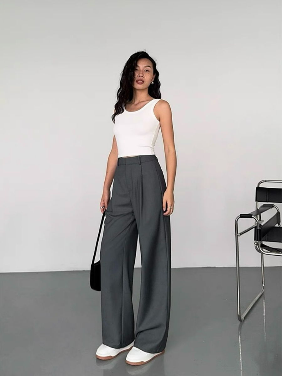 Lulwa Straight Cut Pants