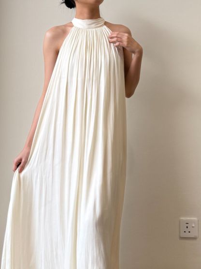 Winona Neck Tie Maxi Dress