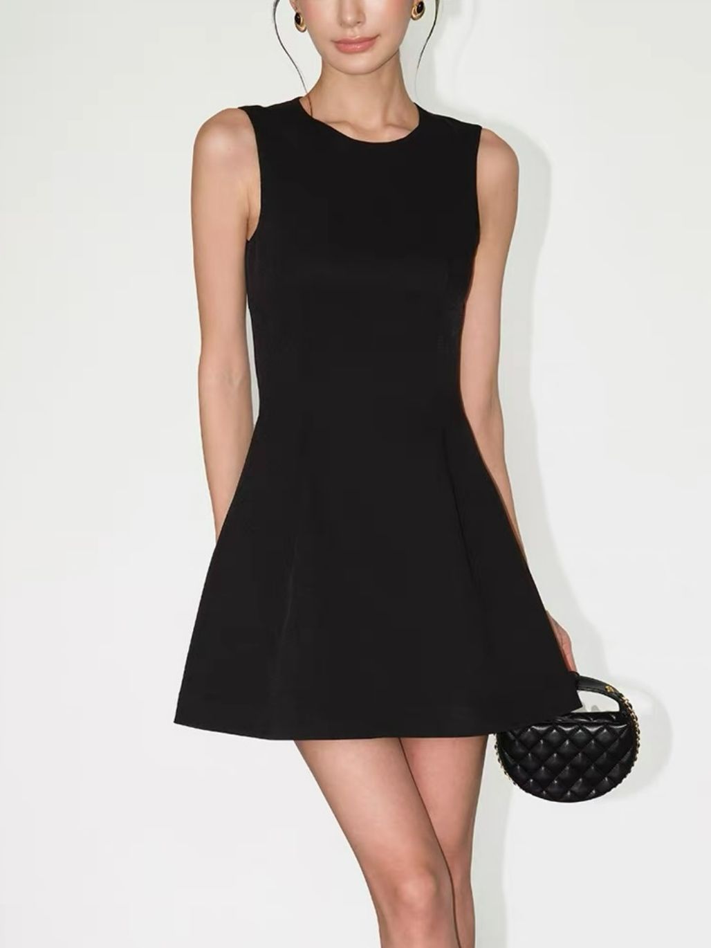 Redophis Round Neck Fitted Dress