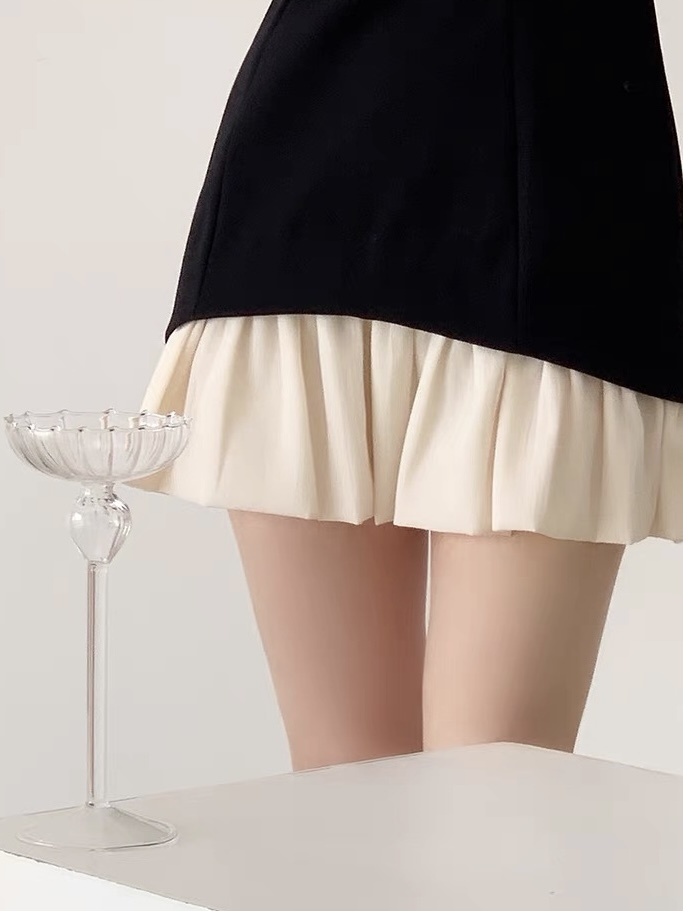 Keisha V-Neck Ruffle Trim Dress