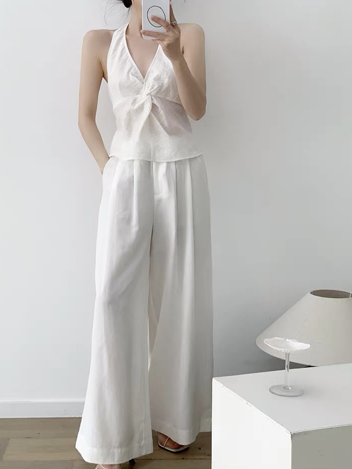 Kai Halter Neck Tie Back Top