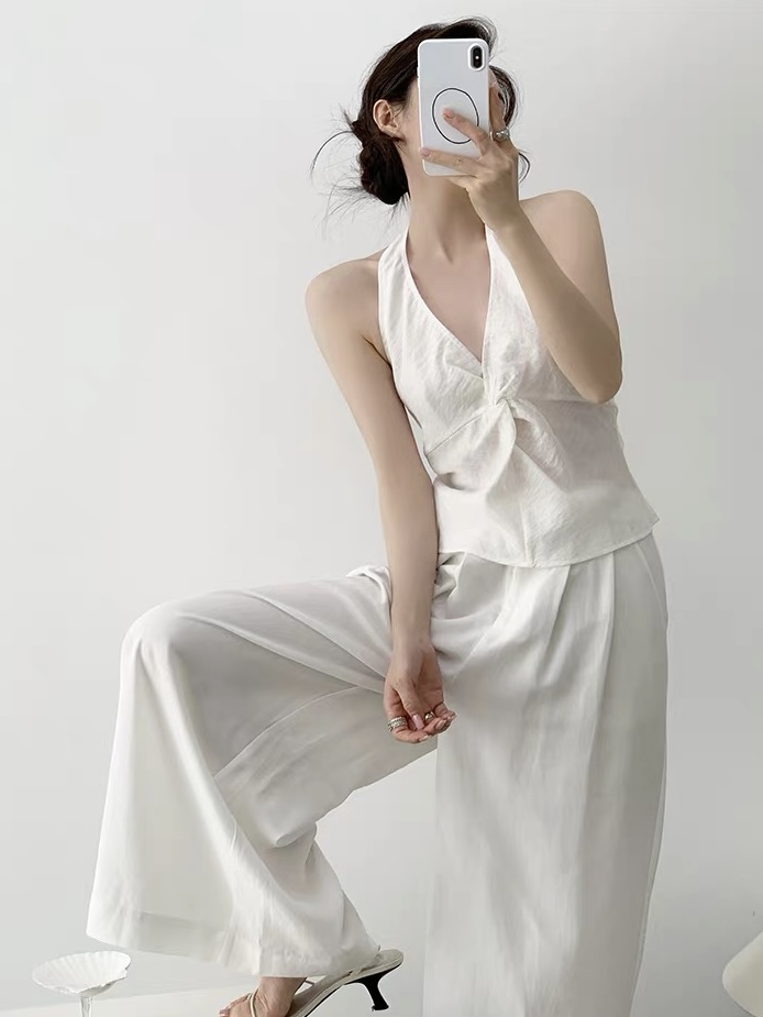 Kai Halter Neck Tie Back Top