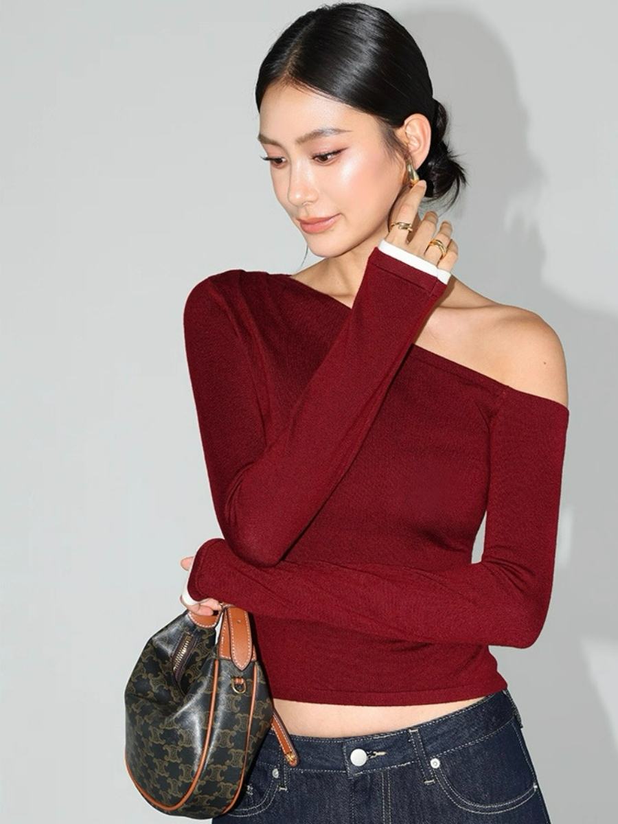 Lucian Color Binding Sleeve Top