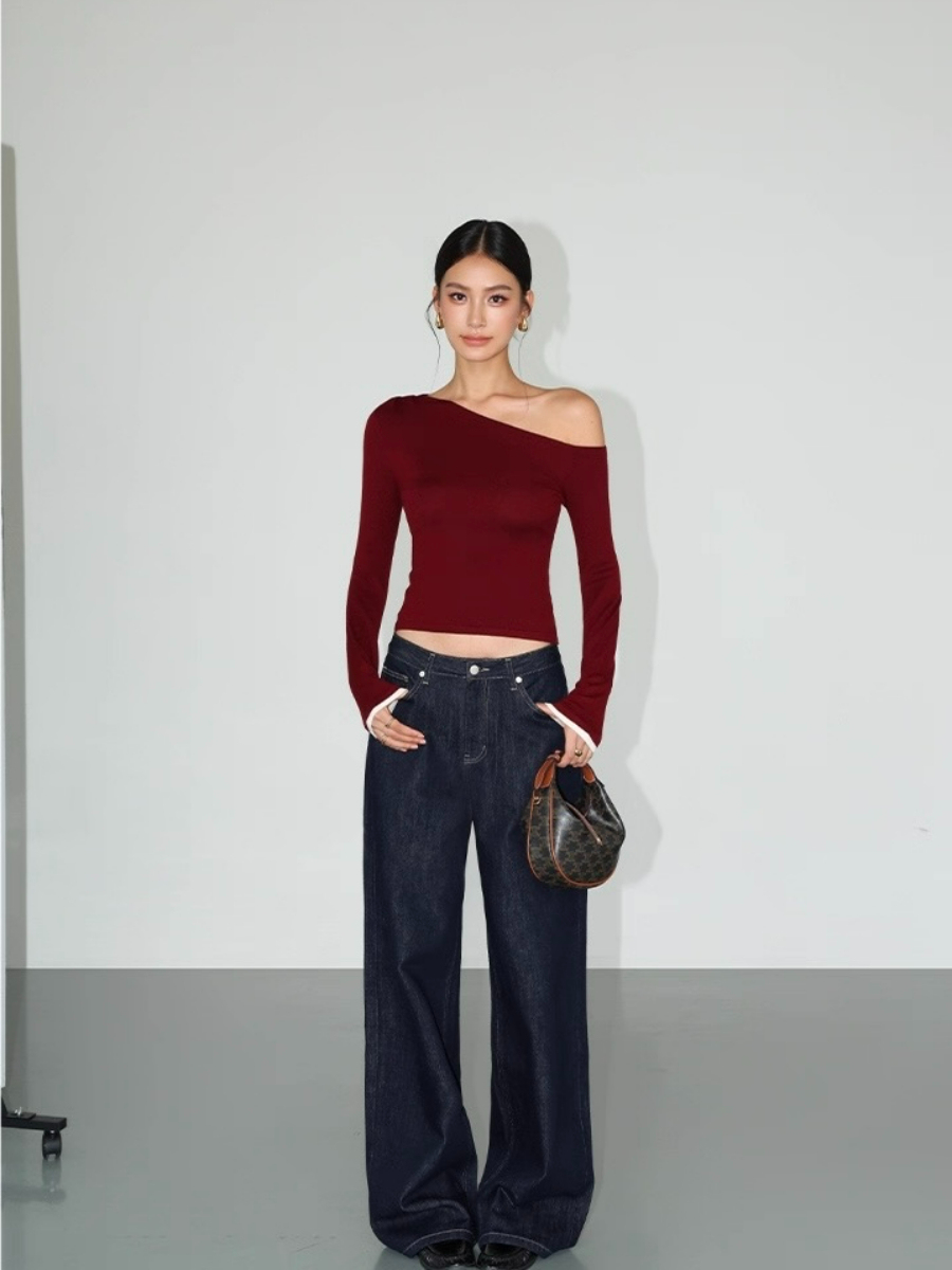 Lucian Color Binding Sleeve Top