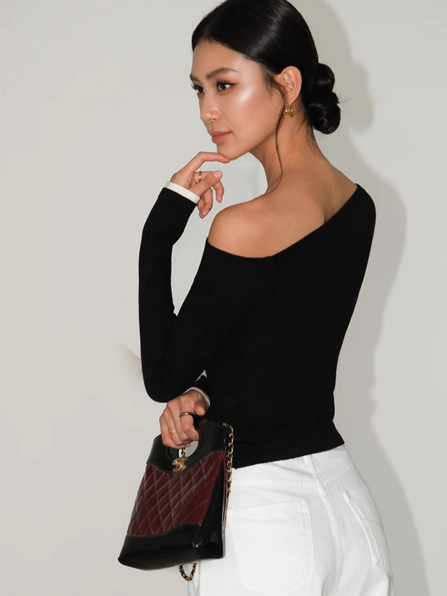 Lucian Color Binding Sleeve Top