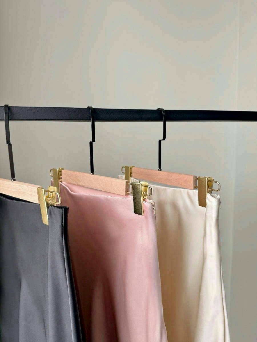 Cacaly Satin Bias Cutting Skirt