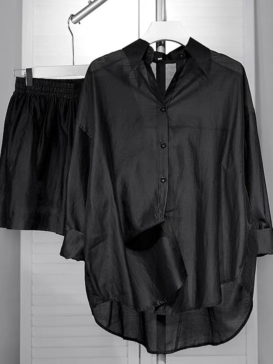 Laith Tencel Top & Shorts Set