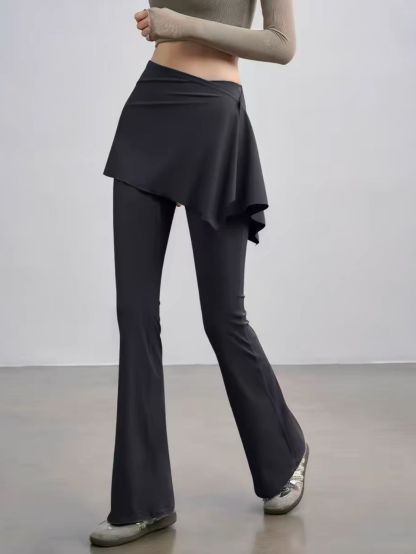 Summer Skirted Flare Pants