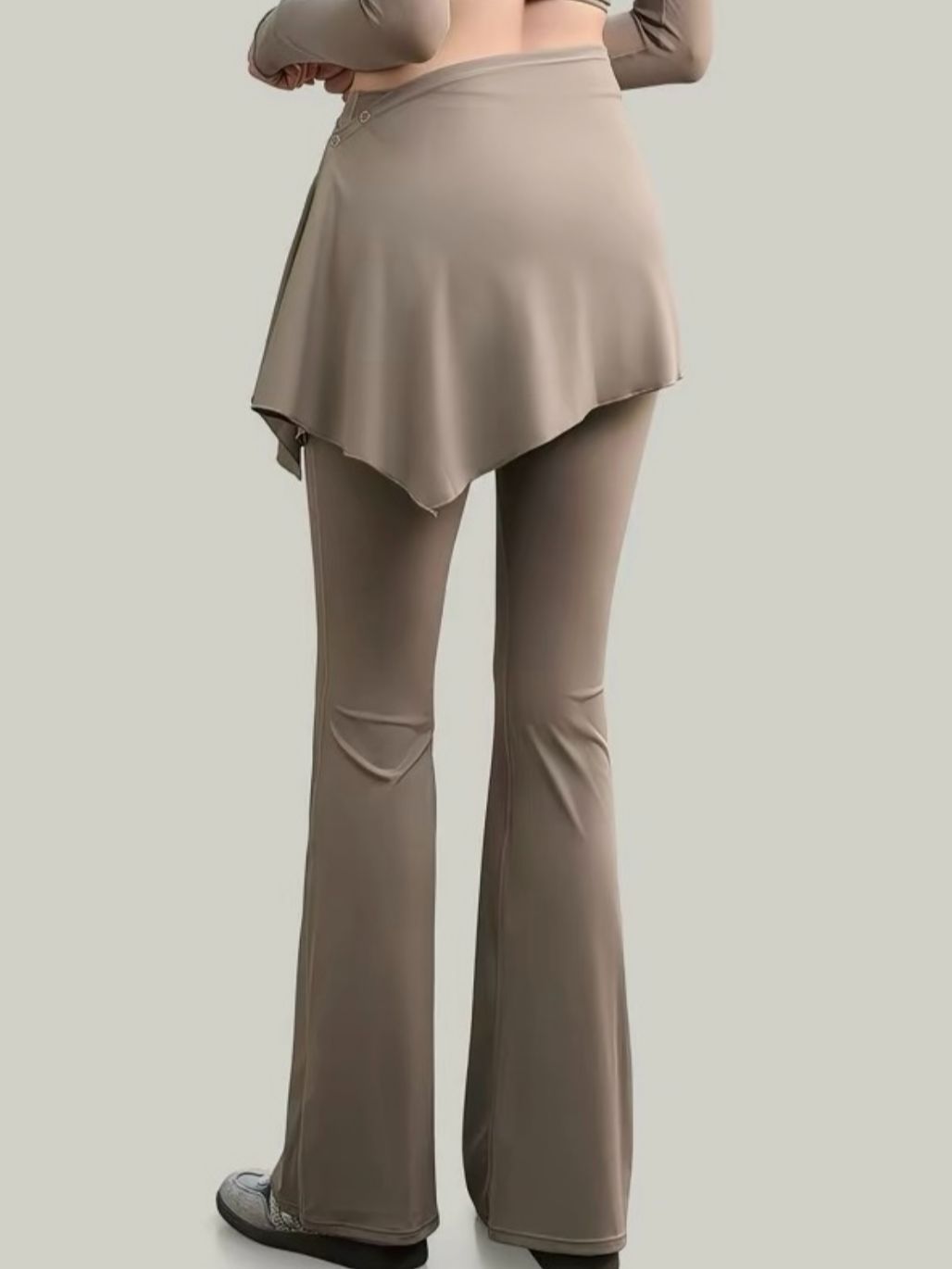 Summer Skirted Flare Pants