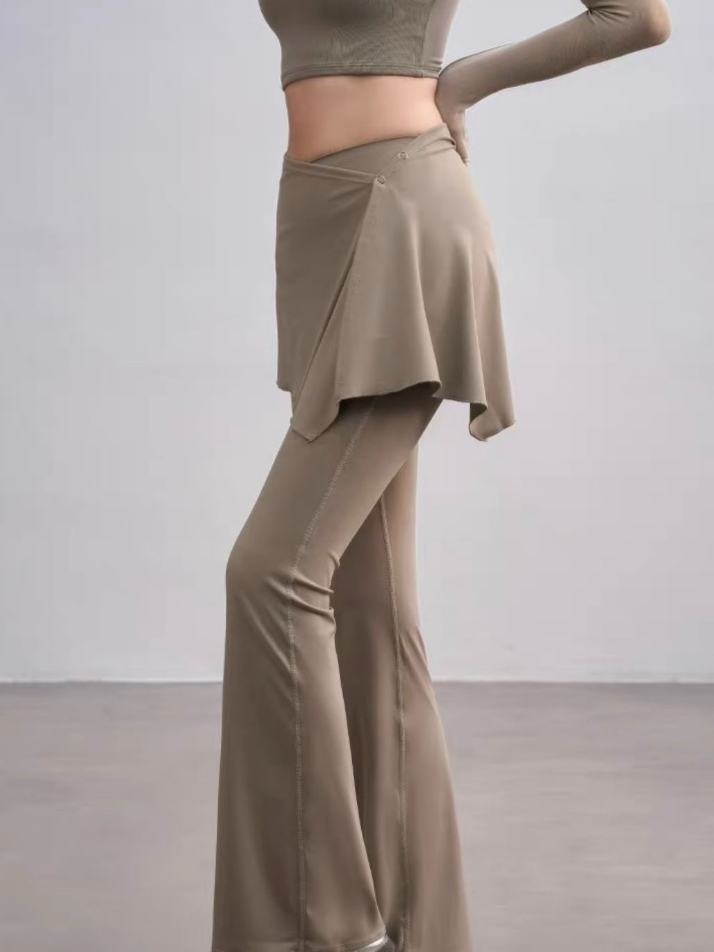 Summer Skirted Flare Pants