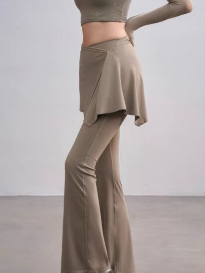Summer Skirted Flare Pants