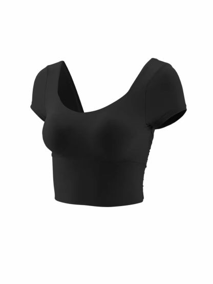 Serene Back Panel Mesh Active Top