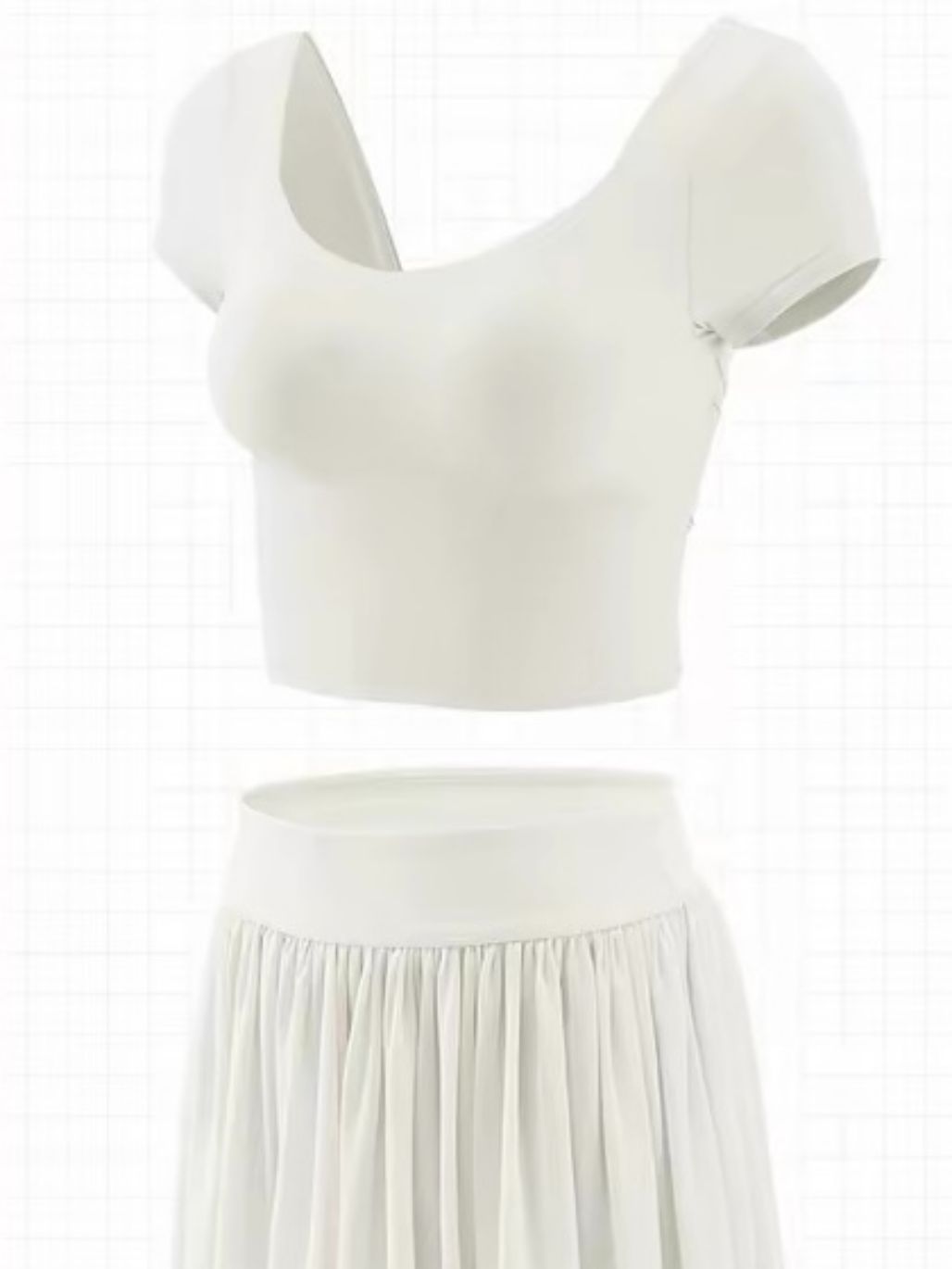 Serene Back Panel Mesh Active Top