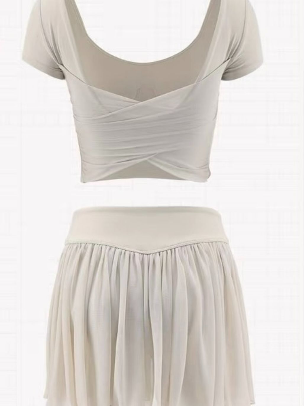 Serene Back Panel Mesh Active Top