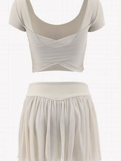Serene Back Panel Mesh Active Top