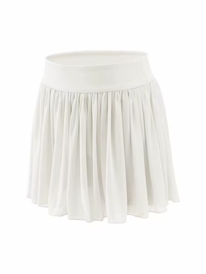 Sallah Pleated Mesh Active Skort