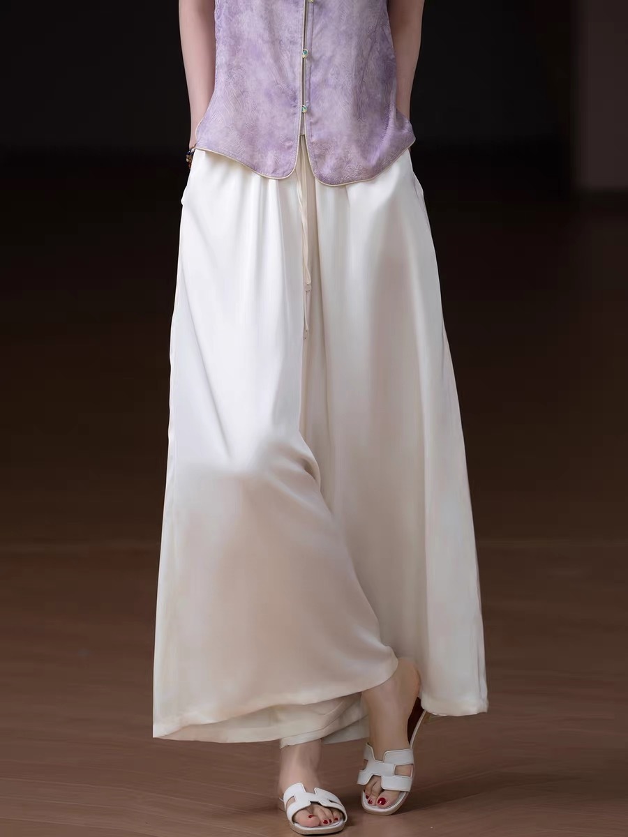 Ling Fang Satin Culottes