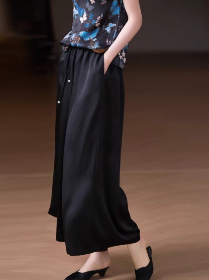 Ling Fang Satin Culottes