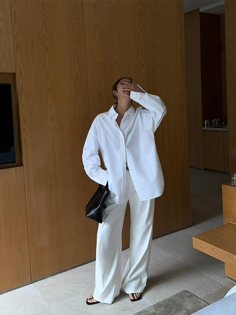 Briella Straight Cut Pants-The Black Bow-