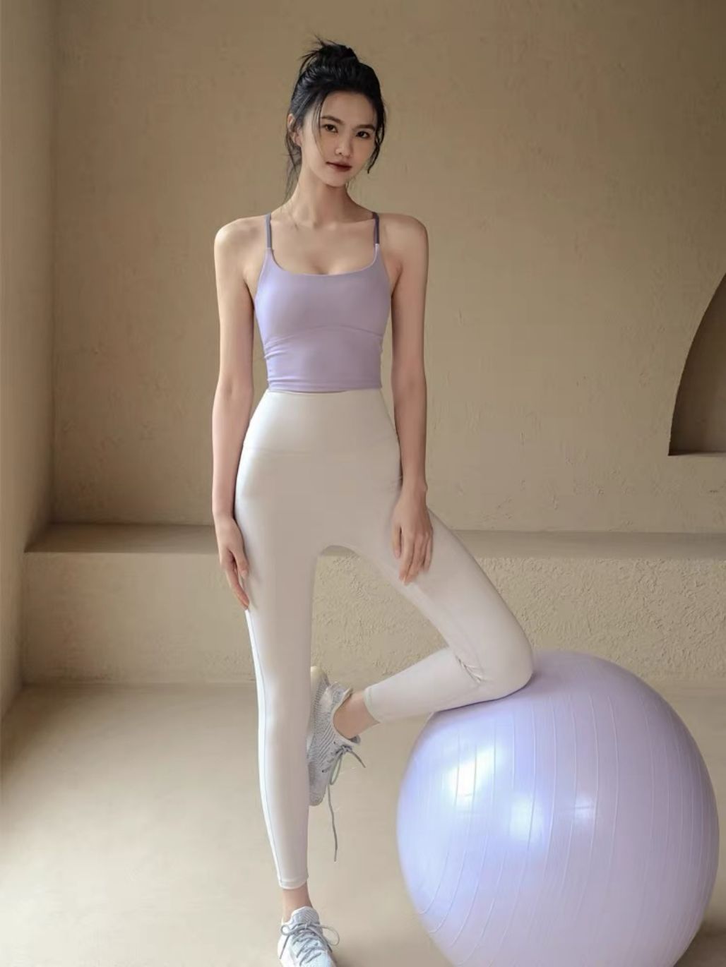 Selene Cross Back Active Top