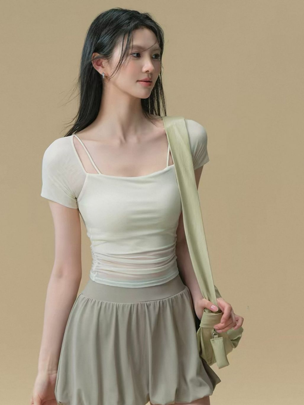 Stevie Mesh Active Top