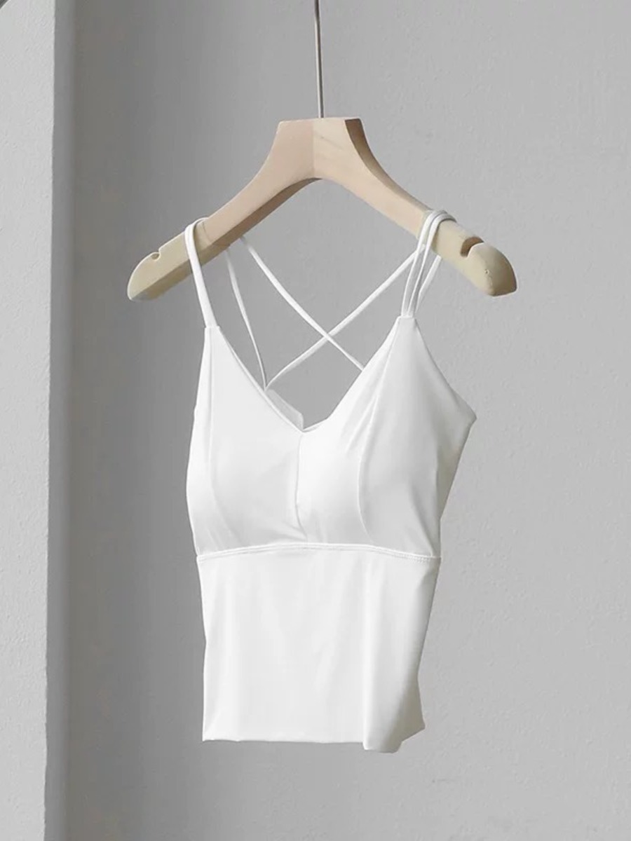 Huan Huan Back Pearl Pankou Sheer Chiffon Shirt & Benny Inner Padded Top-The Black Bow-