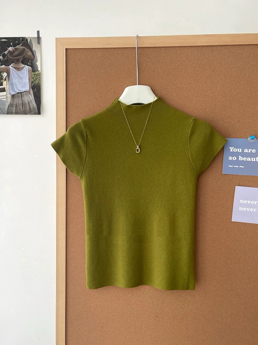 Nana Cap Sleeve Knit Top