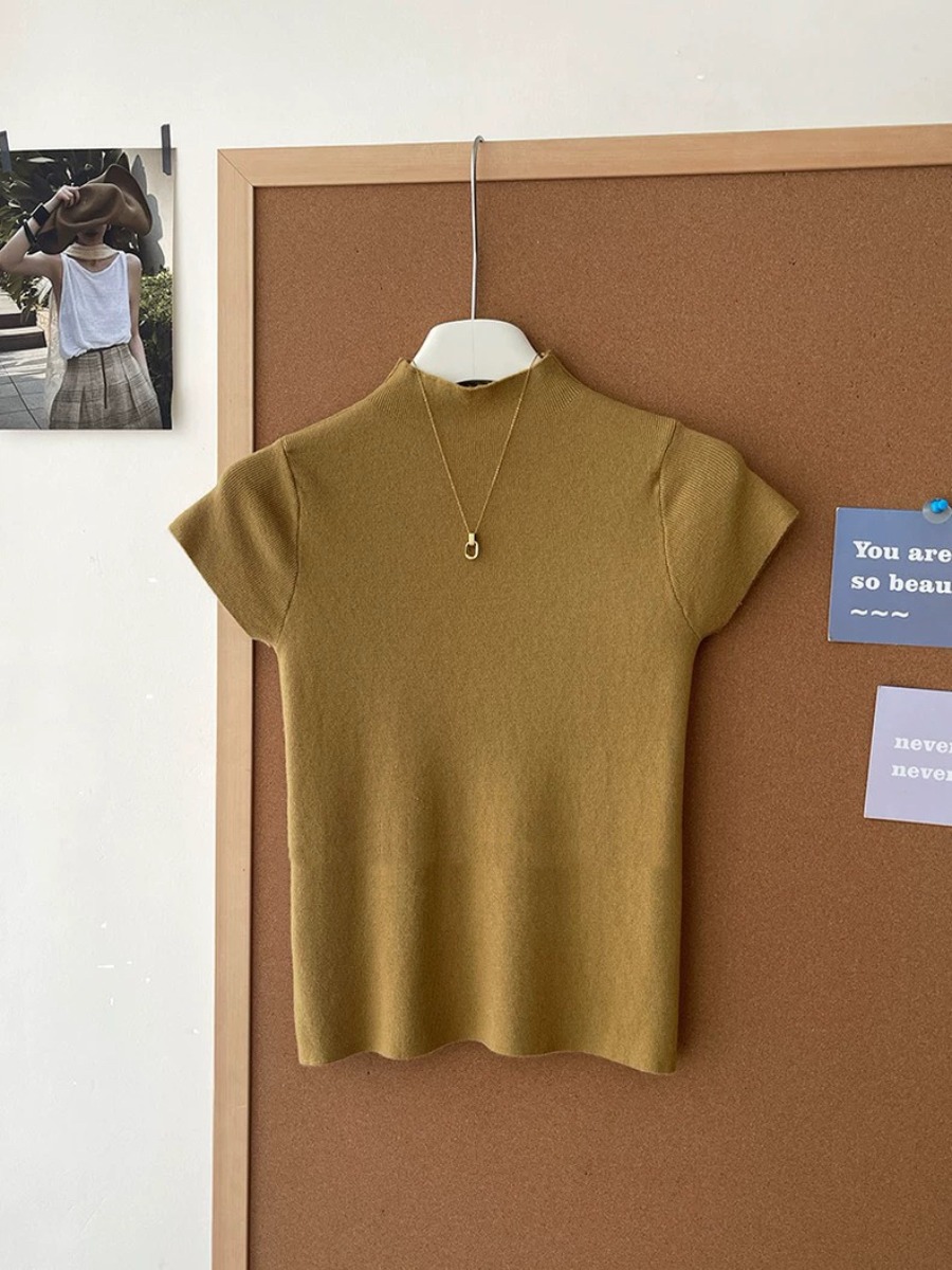 Nana Cap Sleeve Knit Top