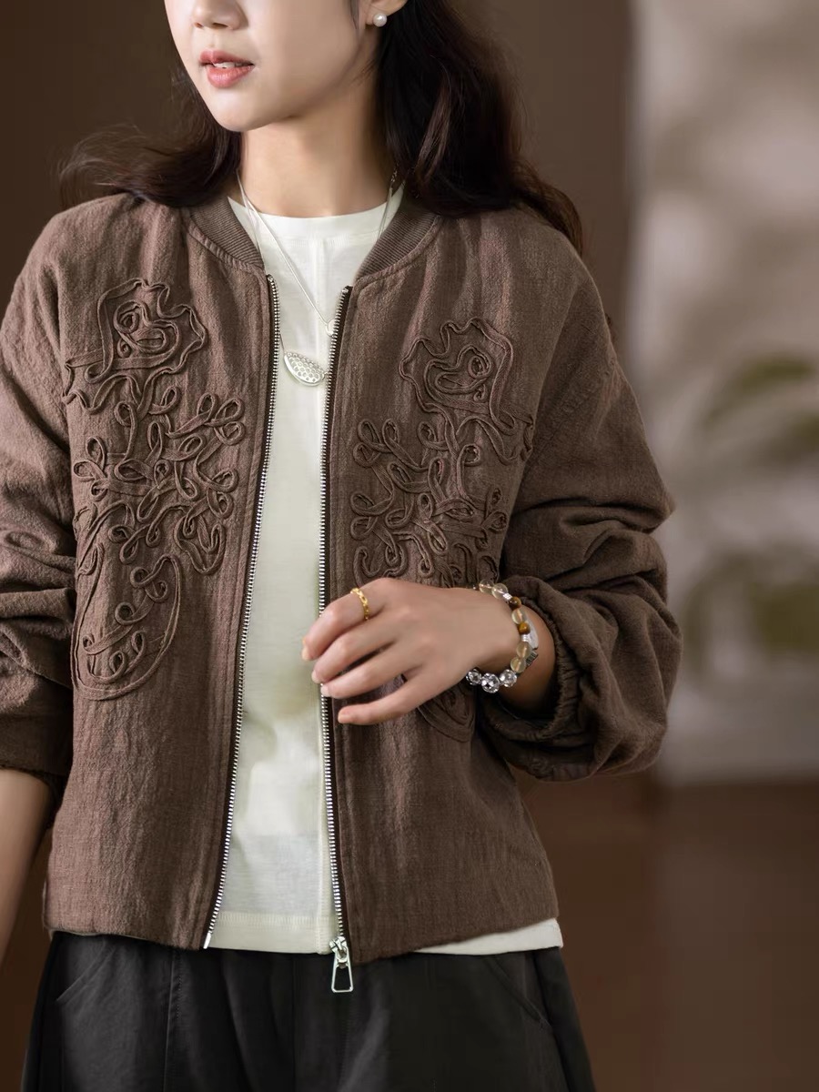 Ling Hui Linen Oriental Jacket