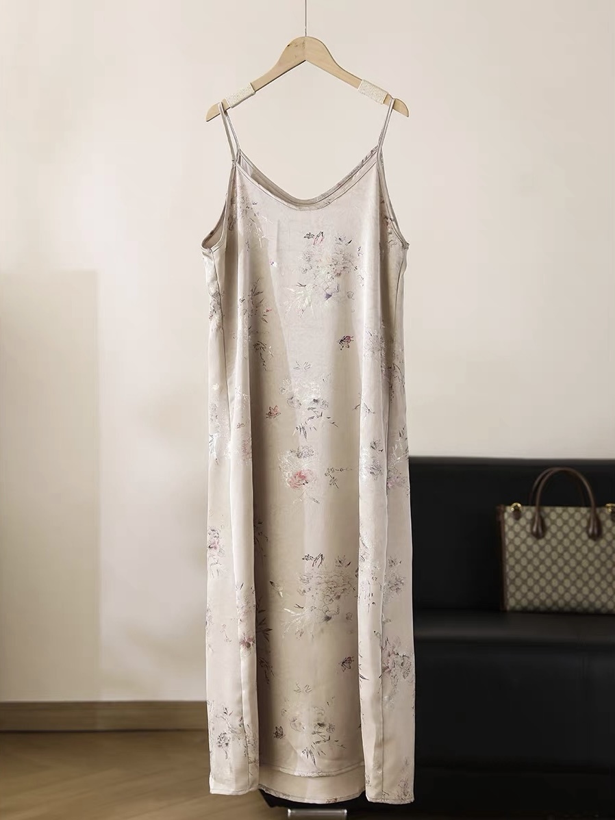 Ling Huang Oreitanl Satin Cami Dress