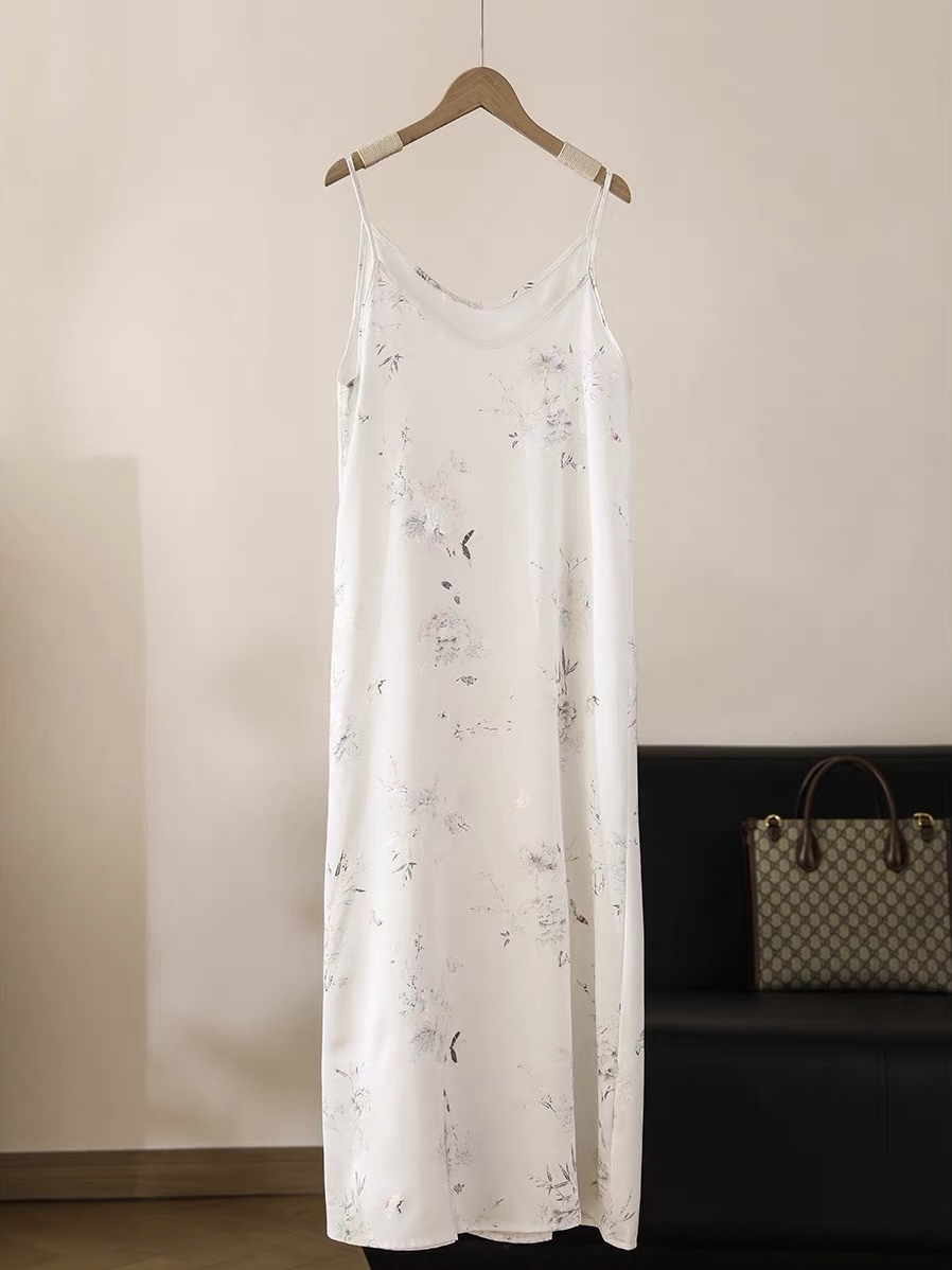 Ling Huang Oreitanl Satin Cami Dress