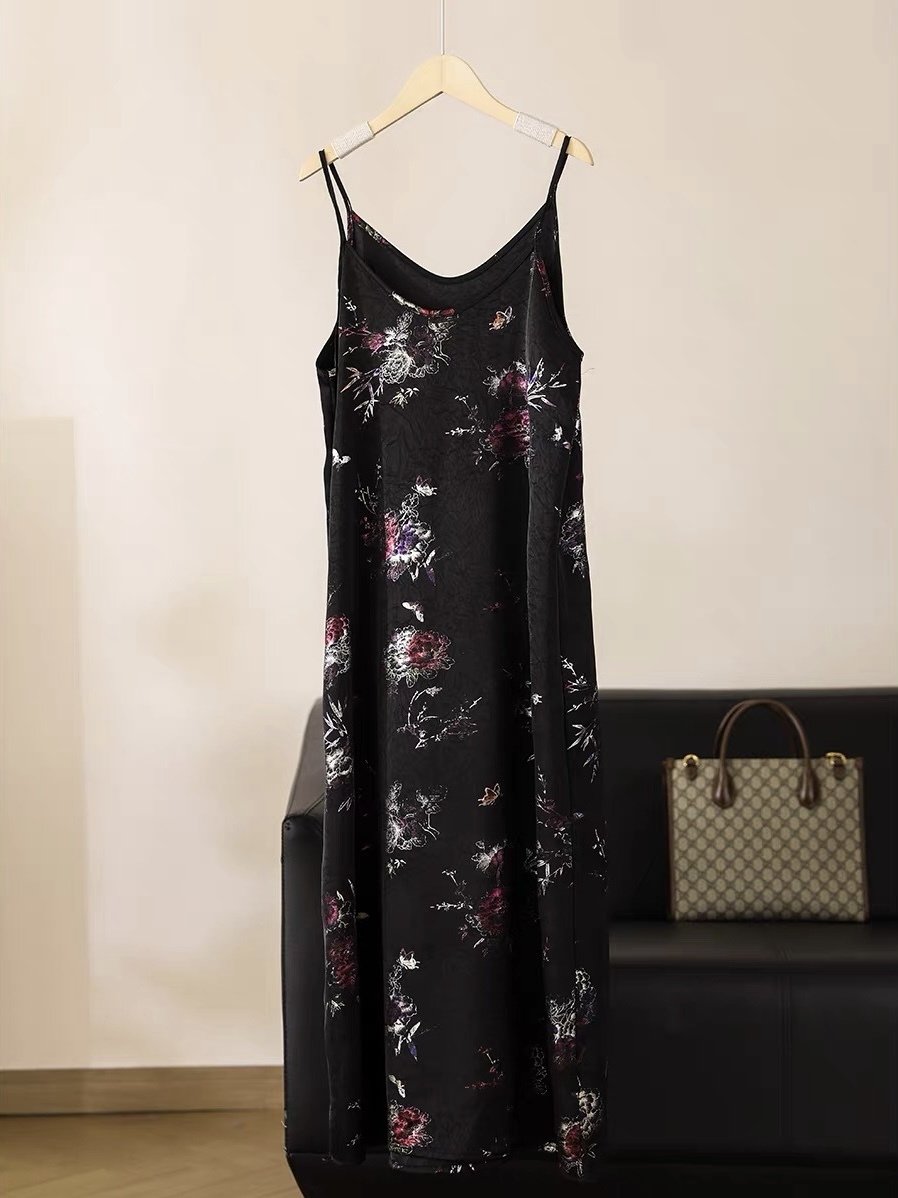 Ling Huang Oreitanl Satin Cami Dress