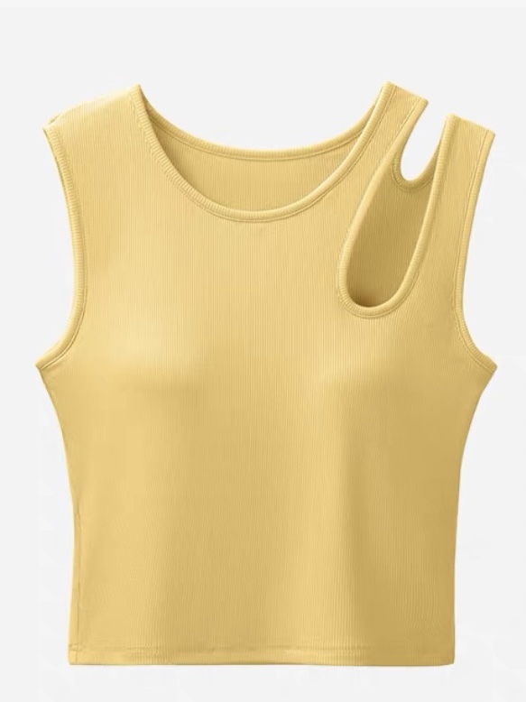 Udelia Asymmetric Padded Top