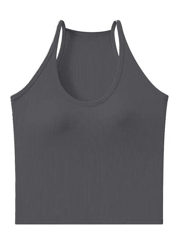 Ursule Halter Neck Padded Knit Top