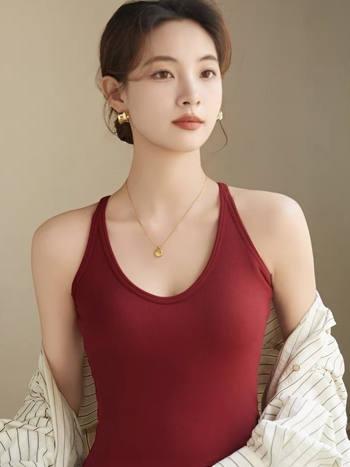 Ursule Halter Neck Padded Knit Top