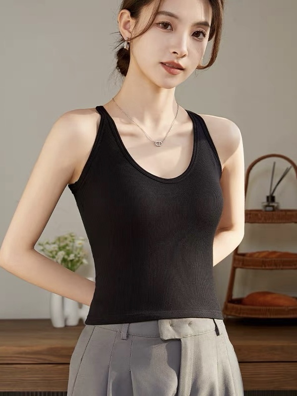 Ursule Halter Neck Padded Knit Top