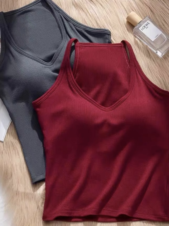 Ursule Halter Neck Padded Knit Top